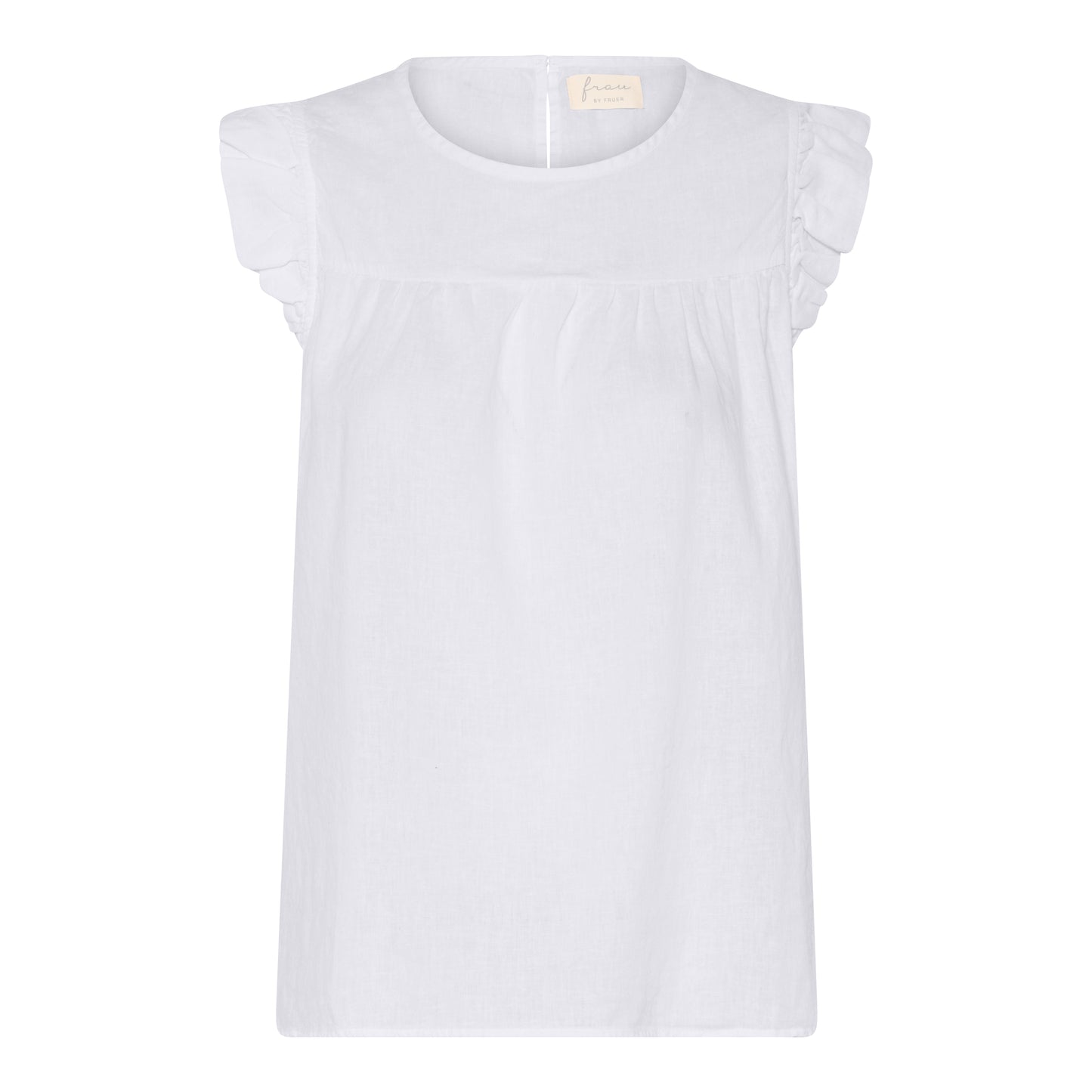 Stockholm Linen Top BRIGHT WHITE