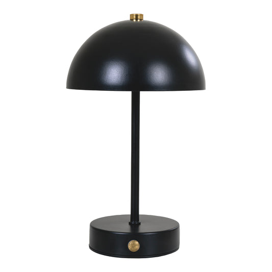 Genopladelig lampe (sort)