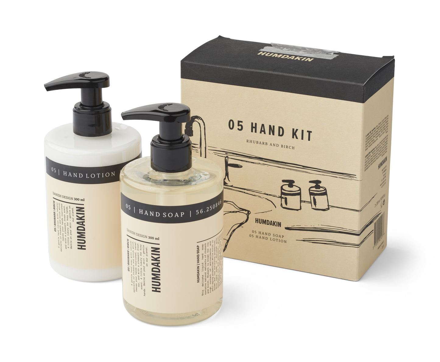 05 Hand Care Kit (2 pk) - Rabarber og birk