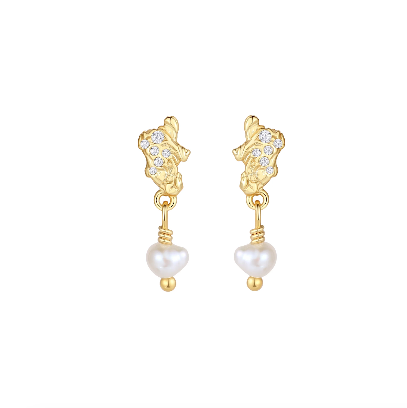 Ainoa Earrings / Gold Plated