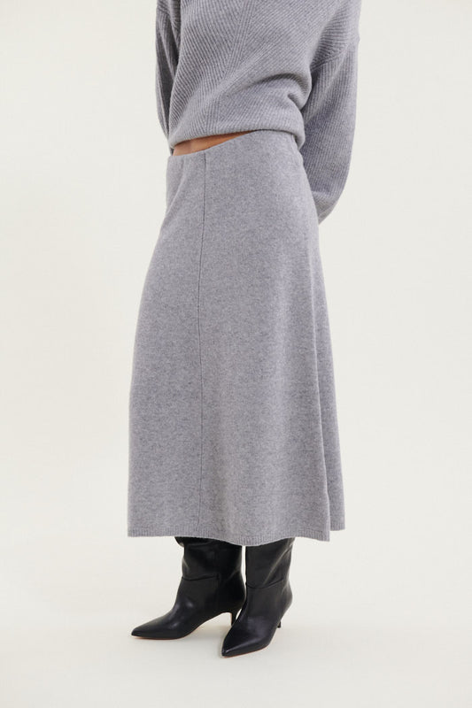 Lise Skirt Wool (Light Grey)