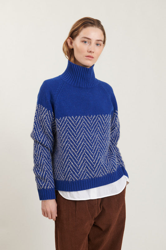 Henry Raglan High Neck Sweater