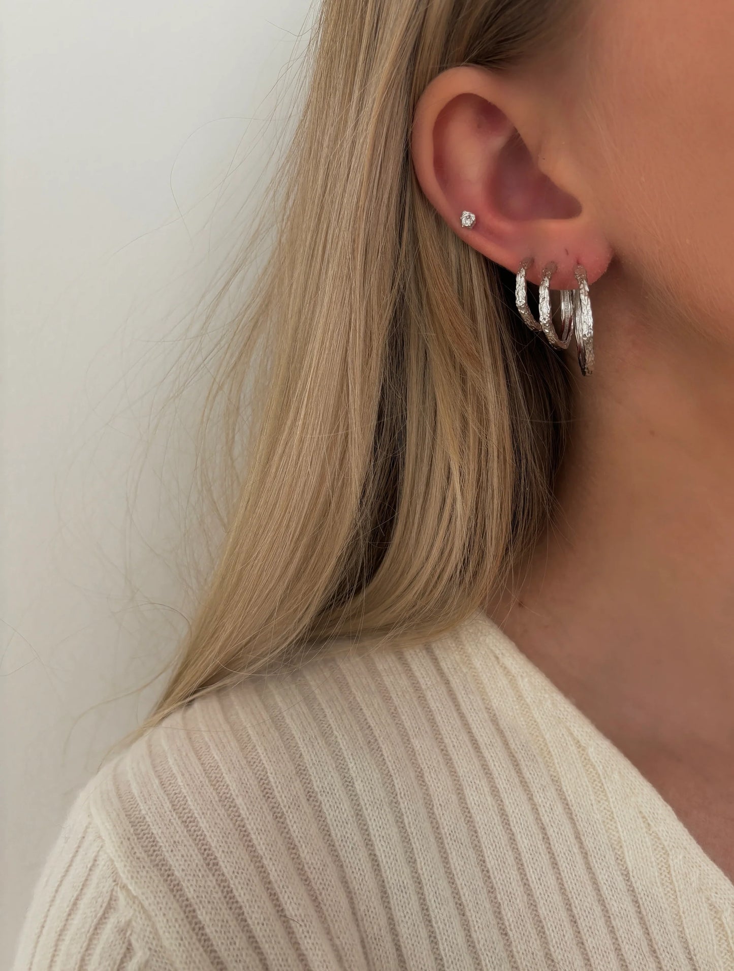 Elio Earring / Silver (XS)