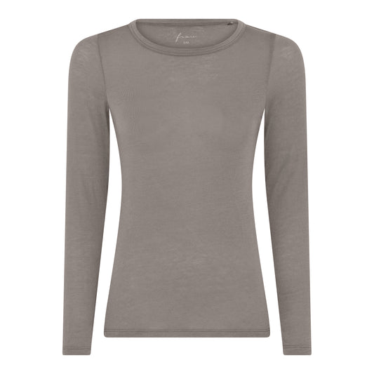 Lucca cashmere ls o-neck Fallen Rock