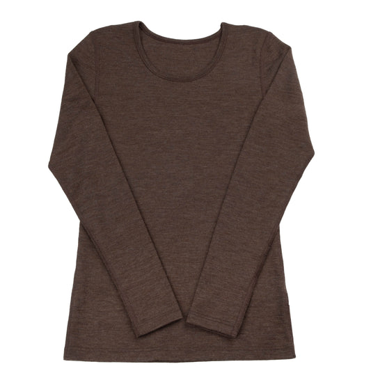 Bluse (brown) 100% wool