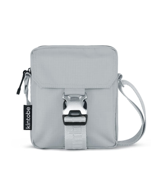 Messenger bag 'Nico' CHROME GREY