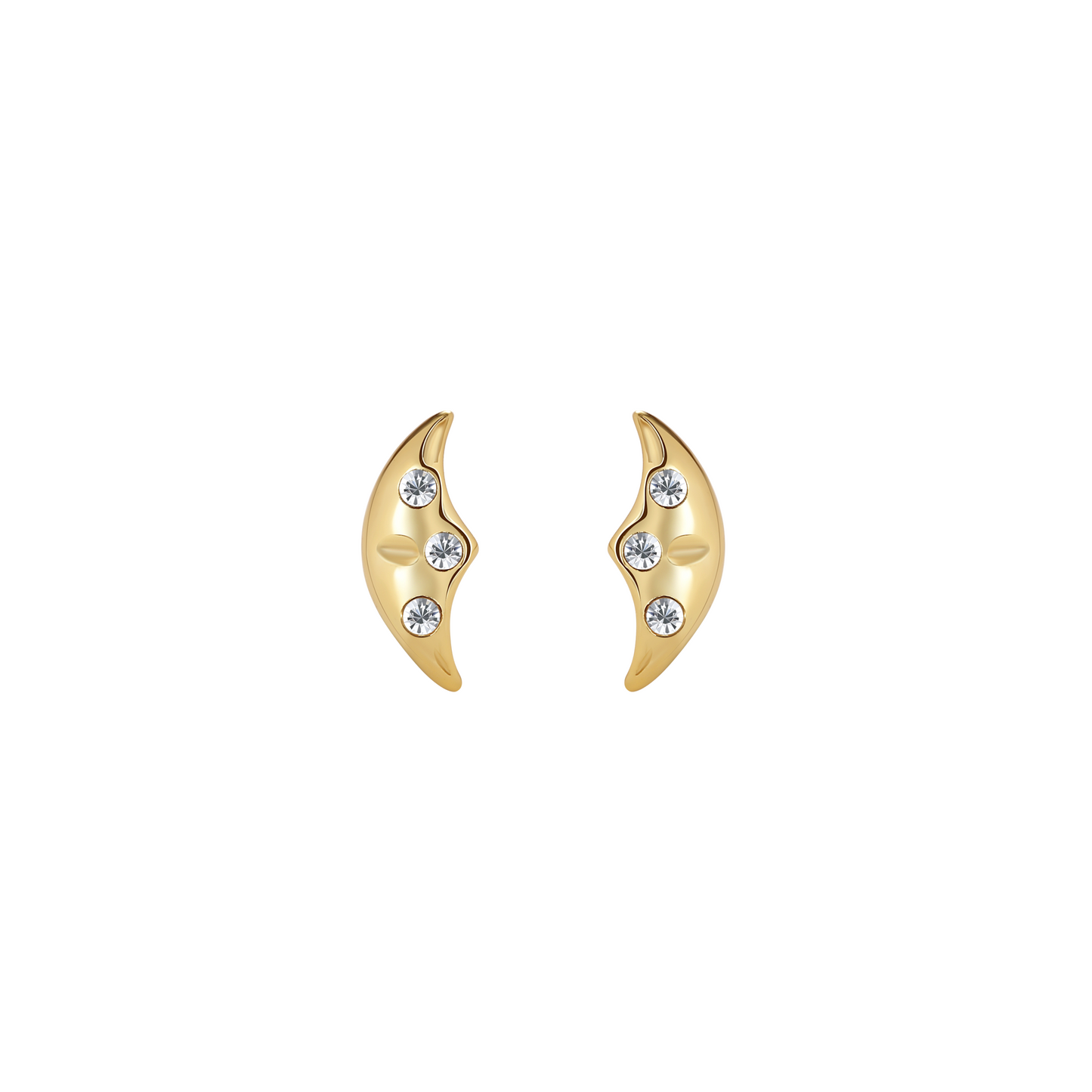 Ayla Petite Studs / Gold Plated