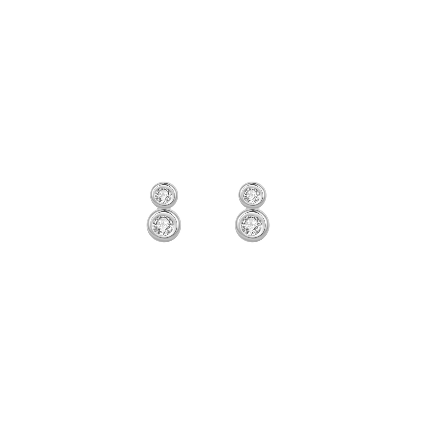 Deva Petite Studs / Silver